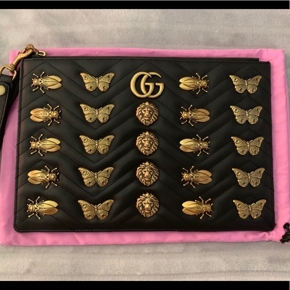 gucci animal studs